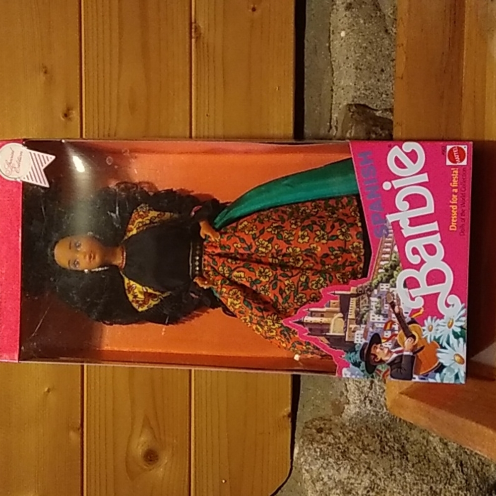 Spanish Barbie New in box unopened special edition dressed for Fiesta